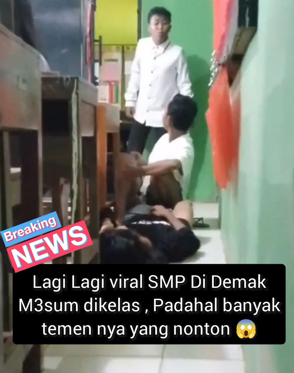 Video Viral Bocah SMA dan SMP Demak